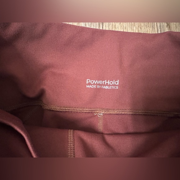 Fabletics Women's Brown Define PowerHold Split Hem Legging Size Medium - Picture 3 of 3